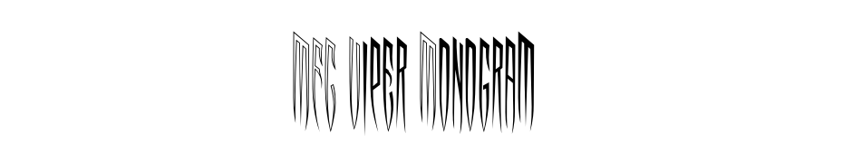 MFC Viper Monogram Yazı tipi ücretsiz indir